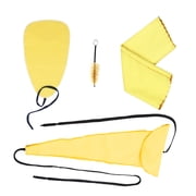 SLADE Cleaning Kit,Care Kit 3pcs Musical Maintenance Tool + Brush Musical Brush Musical Maintenance Cloth + Brush Kit 3pcs Cloth Sax Care Kit Dsfen