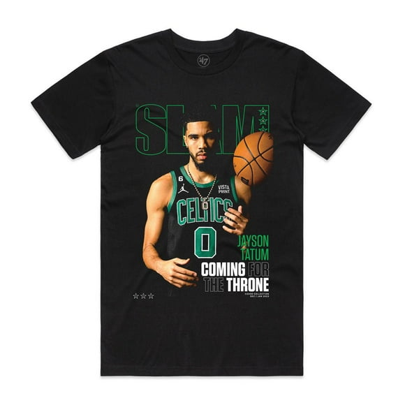 SLAM Cover Tee - Jayson Tatum (SLAM 241) T Shirt Unisex, Color: Black, Size: XL