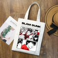 thumbnail image 1 of SLAM DUNK Shopping Bag Canvas Shopper Japanese Anime Hanamichi Sakuragi Bolsas De Tela Reusable Sacolas, 1 of 2