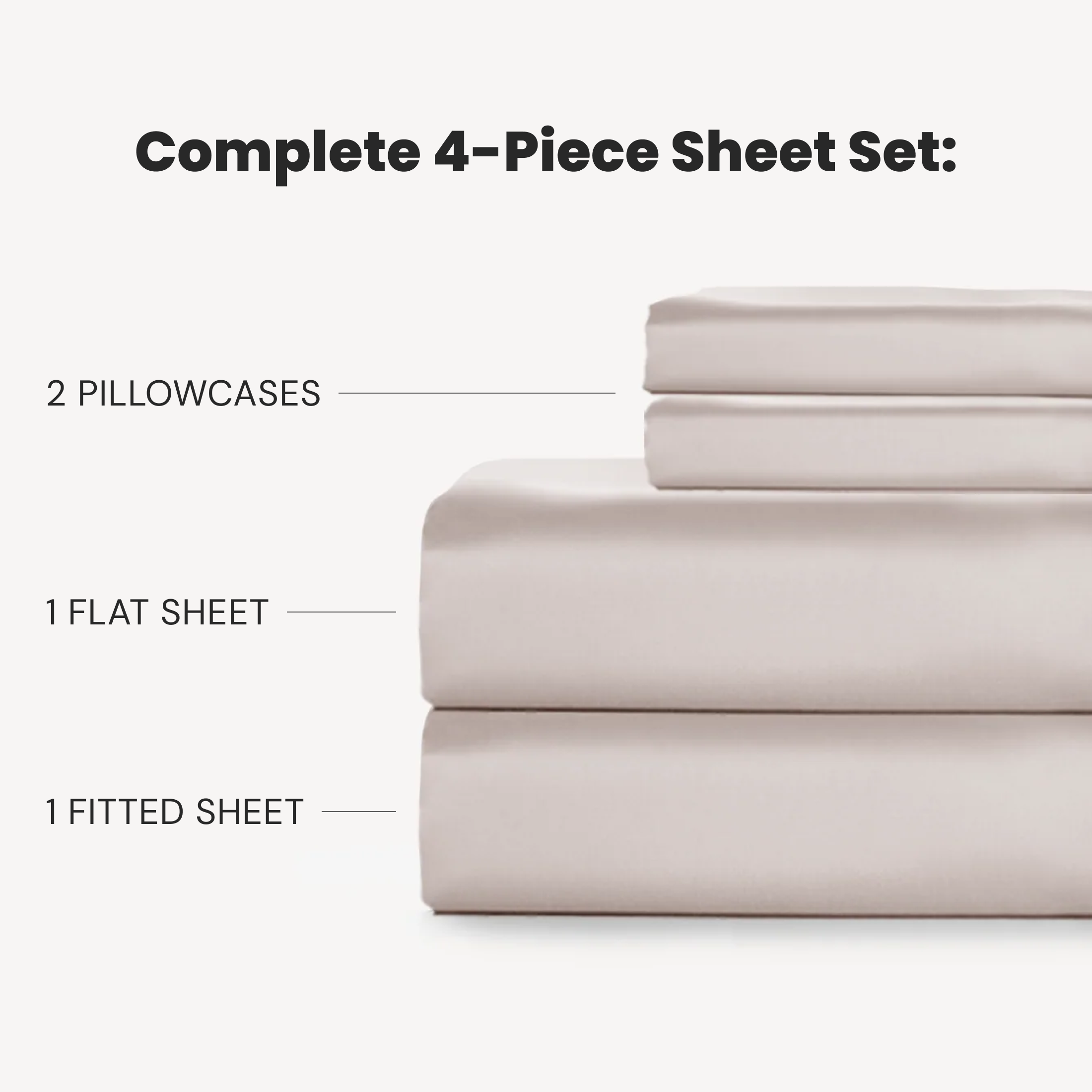 SLASHOP FURRFREE Bamboo Sheet Set, Pet Hair Resistant, King