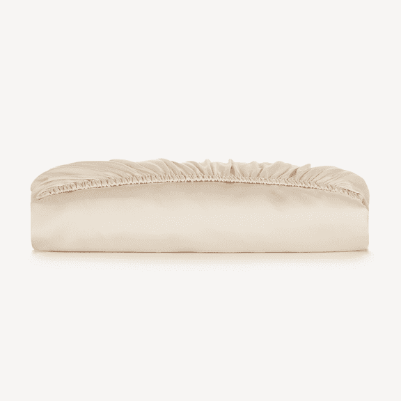 Slashop FURRFREE White Bamboo Viscose Fitted Sheet, California King - Pet Hair Resistant