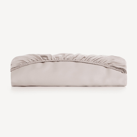 Slashop FURRFREE Off-White Bamboo Viscose Fitted Sheets, King - Pet Hair Resistant