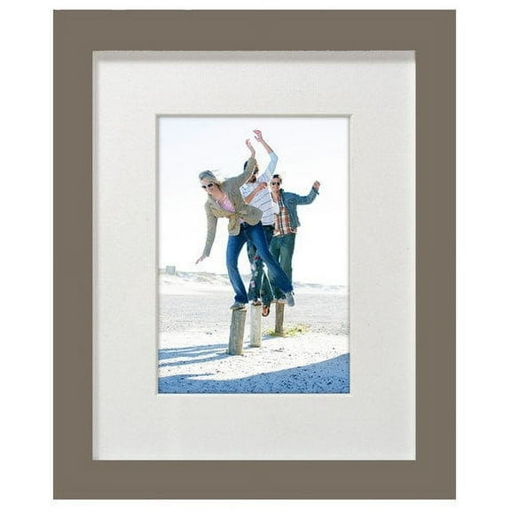 SLATE MANHATTAN 5x7 8x10 with coordinated soft-white mat - 5x7