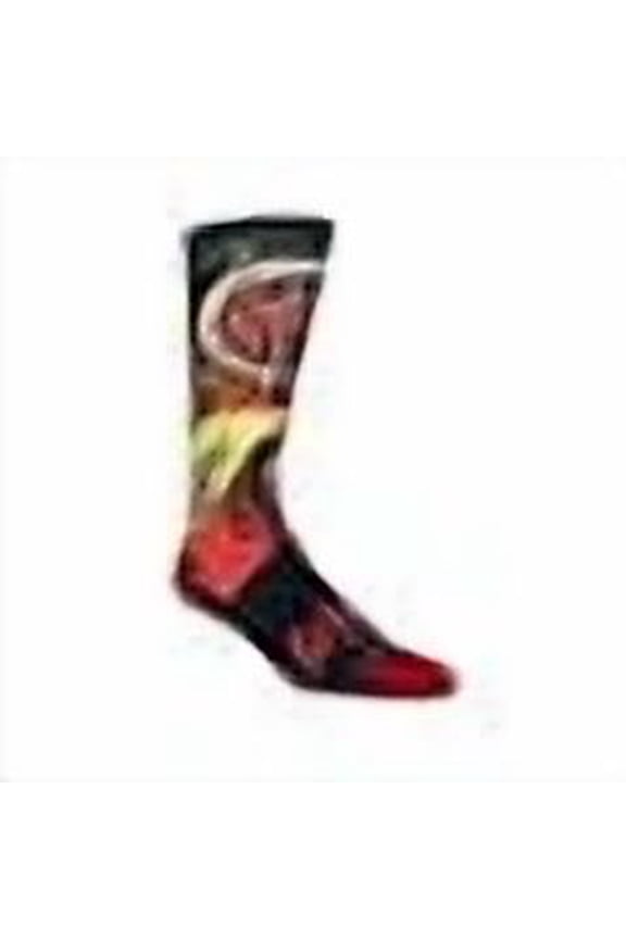 - Black & Red - Slayer Officially Licensed - Cushioned Dye Sublimation Rock & Roll Music Socks for Men and Women, Funny Music, Soft, Breathable, Metal Band