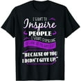 thumbnail image 1 of SLE Awareness Lupus Butterfly Rash Cure Purple Ribbon Gift T-Shirt, 1 of 4
