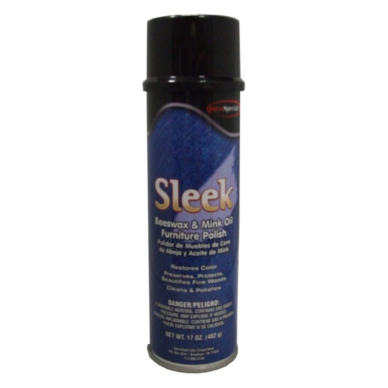 SLEEK Beeswax & Mink Oil Furniture Polish, 20 oz. can, 1 count