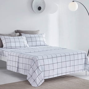 Sleep Zone Bed Sheets Set 3 Piece, Easy Care Fitted Flat Sheet & Pillowcase Sets Twin