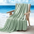 thumbnail image 1 of Sleep Zone 50" × 70" Nanotex Cooling Blanket for Hot Sleepers, Double-Sided Ultra-Cold Breathable Lightweight Summer Throw Blanket for Couch and Bed, Travel/Outdoor (Green, Throw), 1 of 7