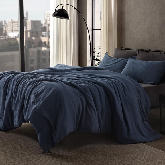 Sleep Zone Twin/Twin XL Navy Comforter Set, 2 Pieces Lightweight Breathable Fluffy Bedding Set, Navy