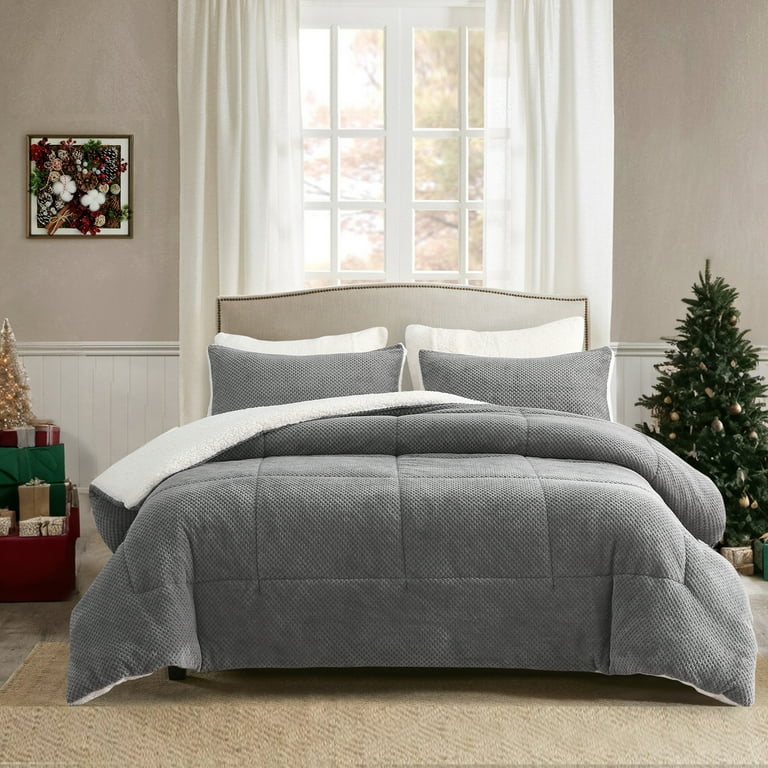 Reversible fleece comforter store
