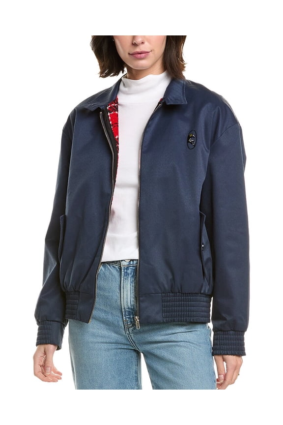 womens  Harrington Jacket, XS-S, Blue