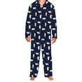 thumbnail image 1 of SLEEPHERO Adult Mens 2 Piece Long Sleeve Notch Fleece Pajama Set (Sizes S-XL), 1 of 5