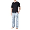 thumbnail image 1 of SLEEPHERO Adult Mens 2 Piece Short Sleeve Knit Pajama Set (Sizes S-XL), 1 of 5