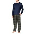 thumbnail image 1 of SLEEPHERO Men's Sleep Long Sleeve Flannel Pajama Pant Set, 1 of 3