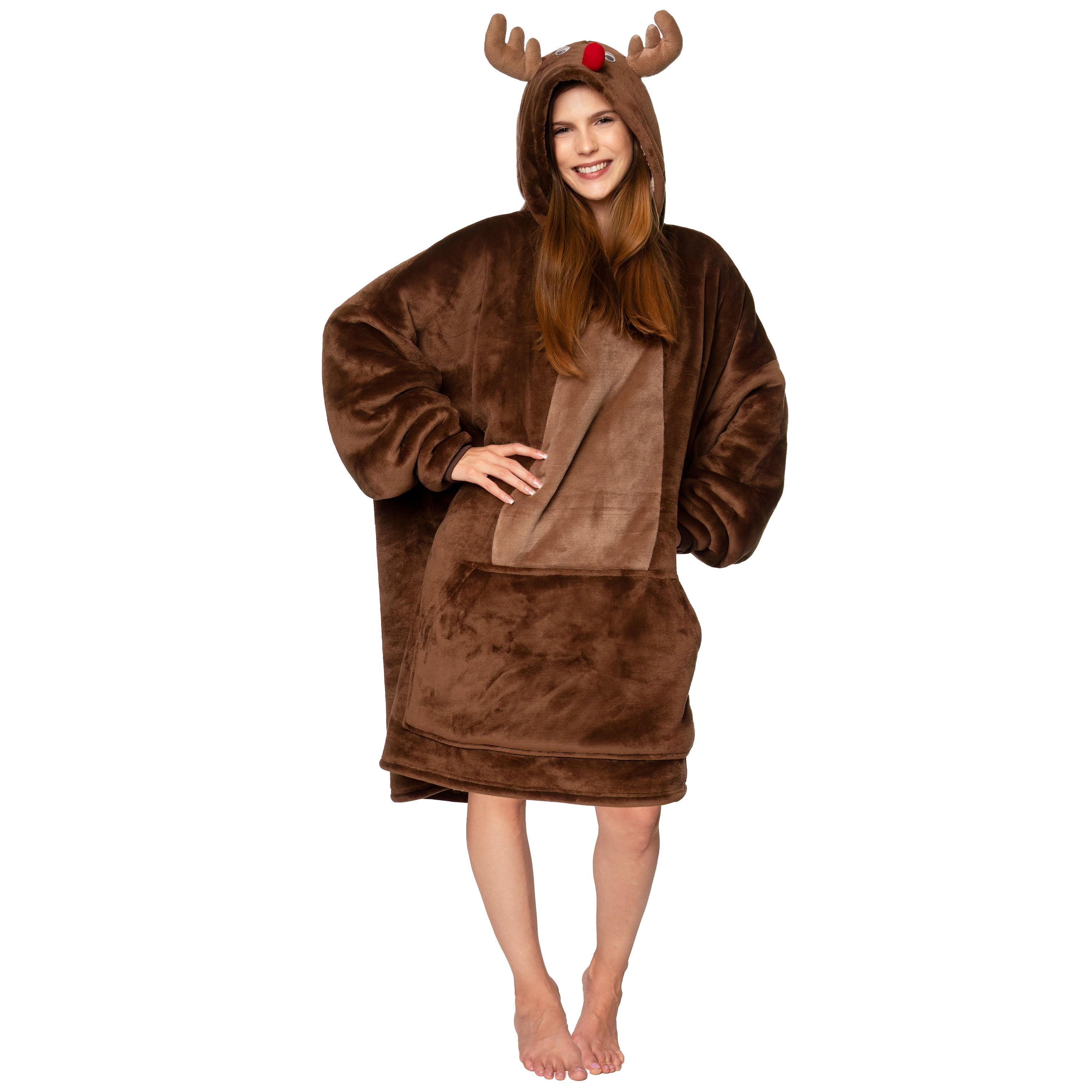 SLEEPHERO Men's Sleep Long Sleeve Wearable Blanket