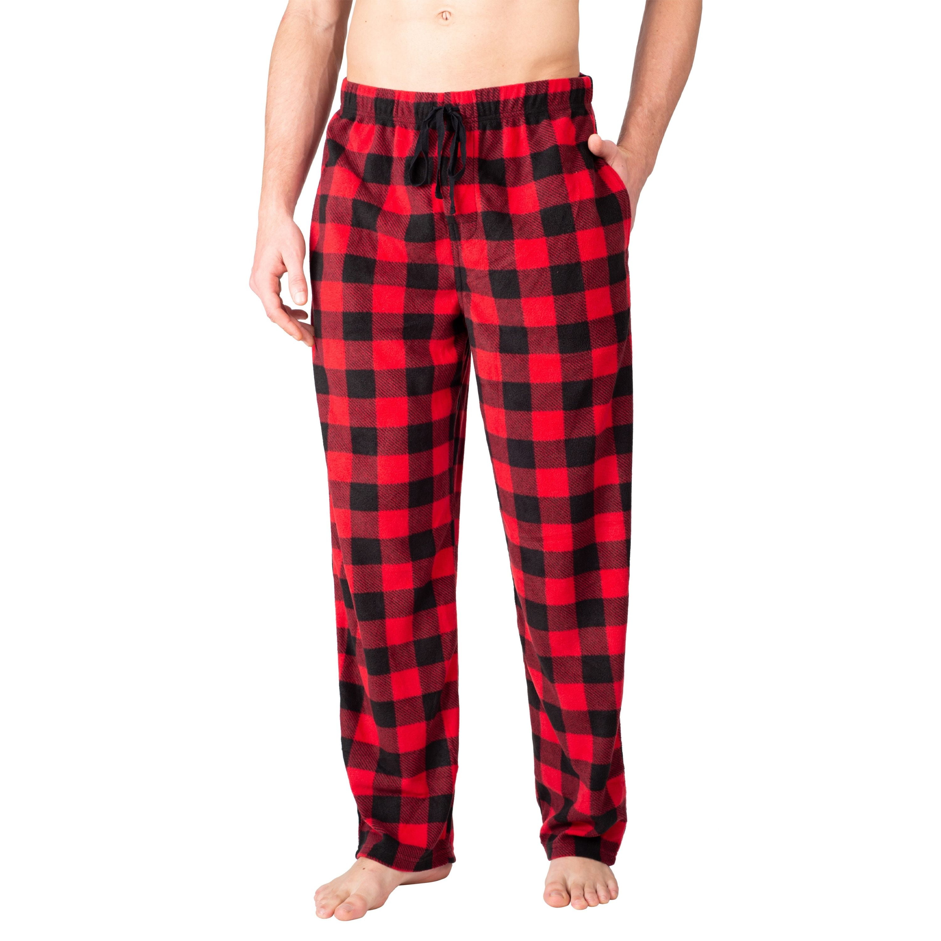 SLEEPHERO Mens Pajama Pants Fleece Pajama Pants For Men Comfortable ...