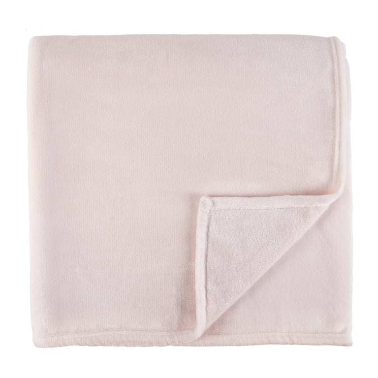 SLEEPING PARTNERS LUXE Solid Plush Queen Blanket 90