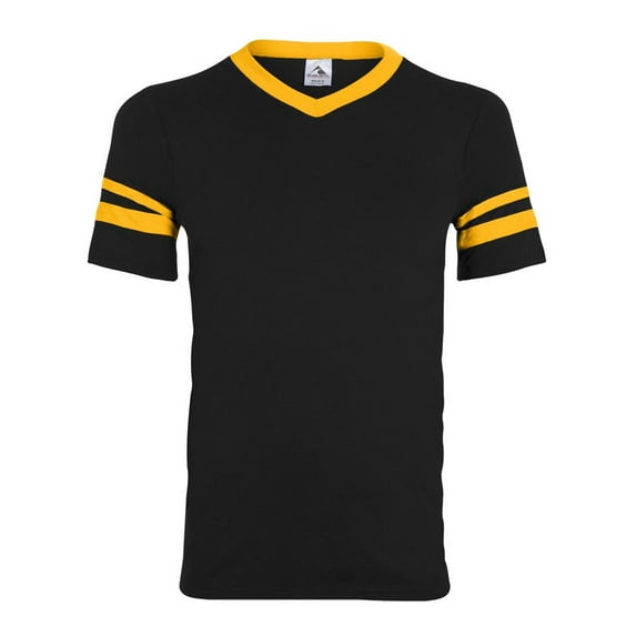 SLEEVE STRIPE JERSEY BLK/GOL 3XL