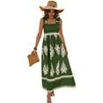 thumbnail image 1 of PRETTYGARDEN Women's Square Neck Sleeveless Maxi Dress, Sizes S-XXL, 1 of 6