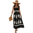 thumbnail image 1 of PRETTYGARDEN Women's Square Neck Sleeveless Maxi Dress, Sizes S-XXL, 1 of 6