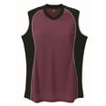 thumbnail image 1 of SLEEVELESS V NECK JERSEY GIRLS-MAROON-LARGE, 1 of 1
