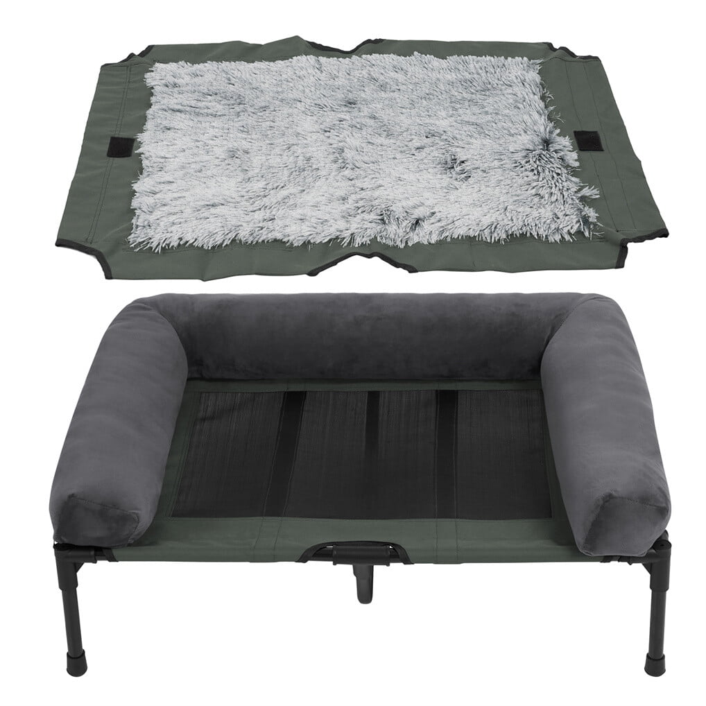 Sunbrella Double Sided Dog Bed For Indoor & Outdoor - Washable, Chew Resistant Pet Mat, Large 40"x30"x4" - View #6
