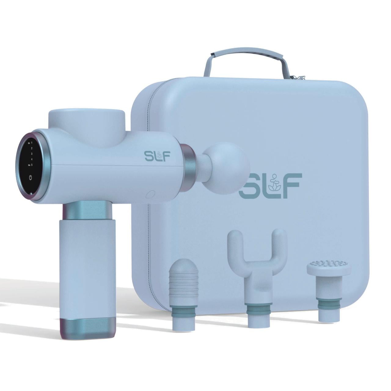SLF Mini Percussion Massage Gun, Portable & Rechargeable Muscle Massager with 5Speed Settings