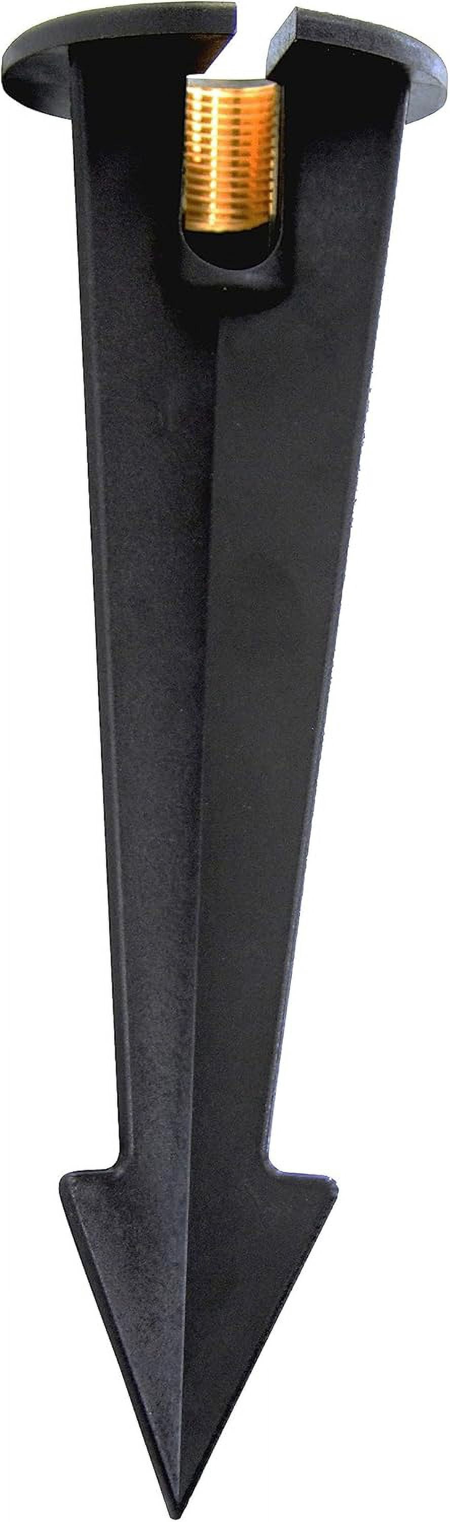 FGERFE-9 Inch Ground Stake with Solid Brass 0.5 Inch NPT Thread and ...