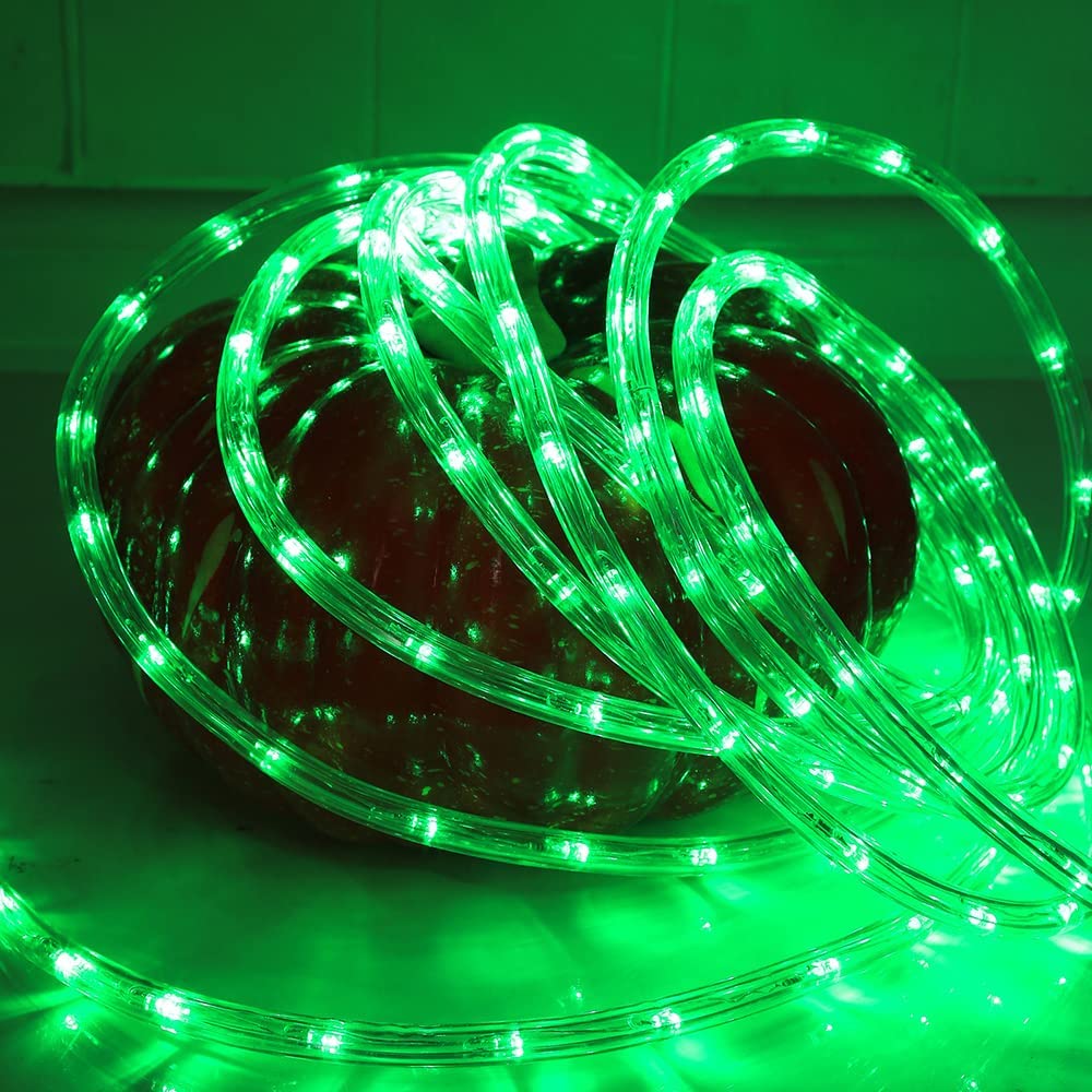 Outdoor Led Rope SLFR-50ft 360 LED Waterproof Rope Lights, 110V Connectable Indoor ...