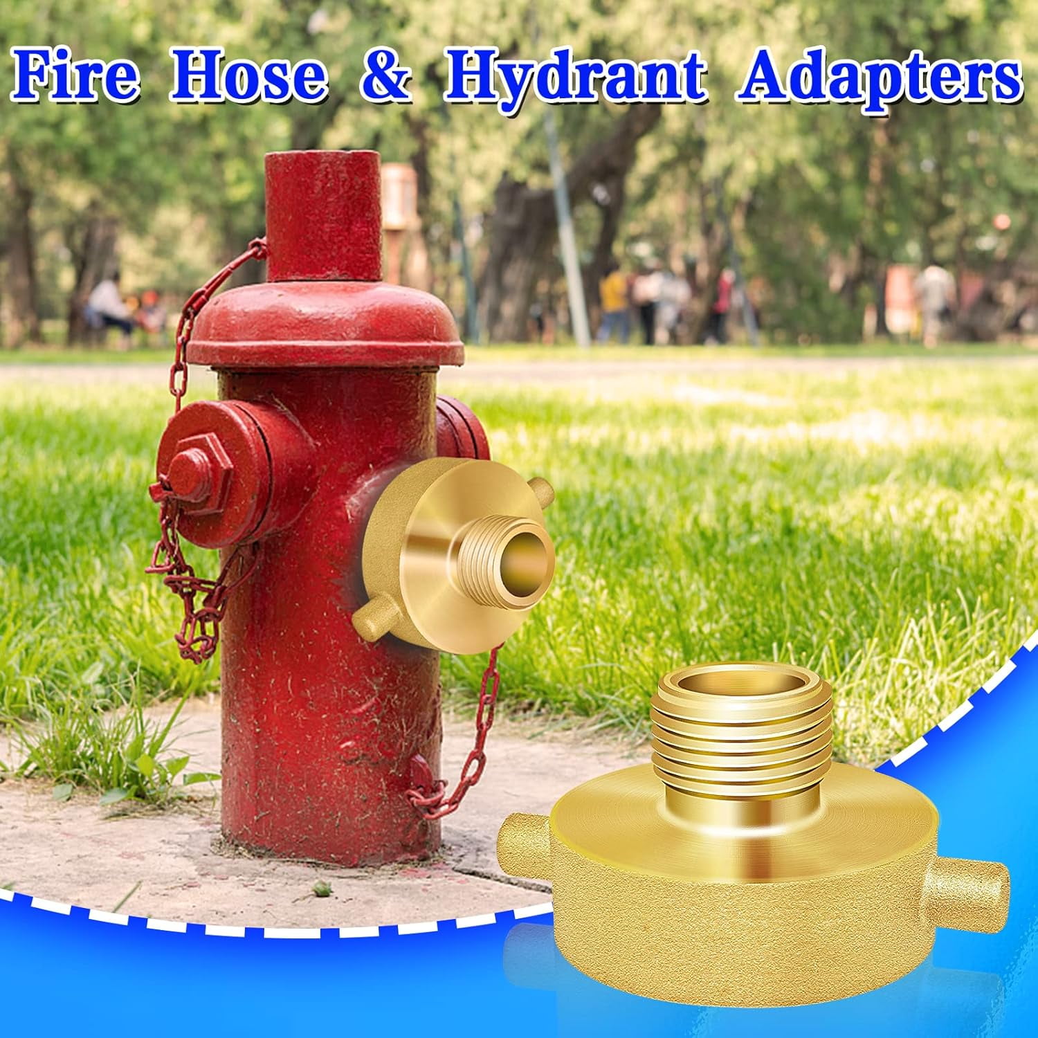 SLFR-Brass Hydrant Adapter - 1-1/2