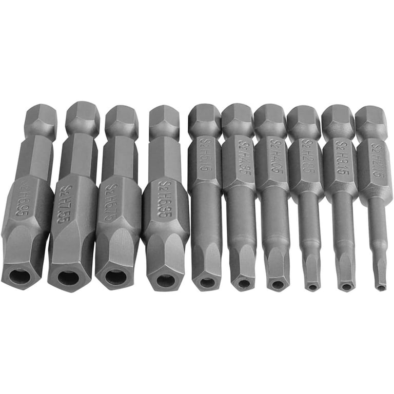 Hex shank driver bits clearance