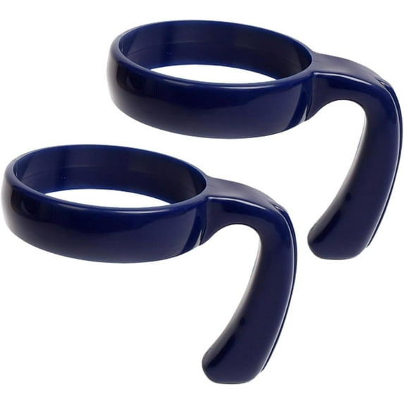 SLGHLSAHG 2 Pcs Anti Slip Cup Handle Attachment Cup Holders BPA Free Travel Mug Handles for 20/32oz Tumbler Cup Accessories Royal Blue 30oz A74048