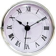 thumbnail image 1 of SLGHLSAHG Clock Insert, Round Easy to Read Movement Fit Diameter 3.0 inch (76 mm) Hole for Home Bedroom, Rim Roman A26361, 1 of 6