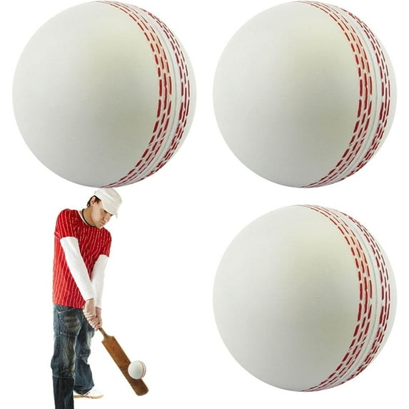 SLGHLSAHG Cricket Ball | 3pcs Cricket Practice Wind Balls | Cricket Balls for Training | Cricket Wind Balls | Sports Wind Cricket Balls | Indoor Outdoor Soft Training Balls