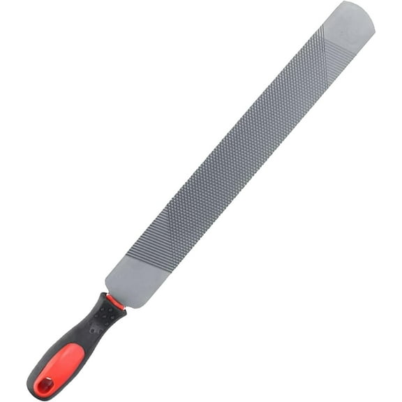 SLGHLSAHG Hoof Rasp, Double Sided Horseshoe File with Rubber Handle, minii Hoof Rasp File Farrier Supplies Tool Suitable for Horse/Goat/Cow/Donkey/Animal Hooves, Strong A4913