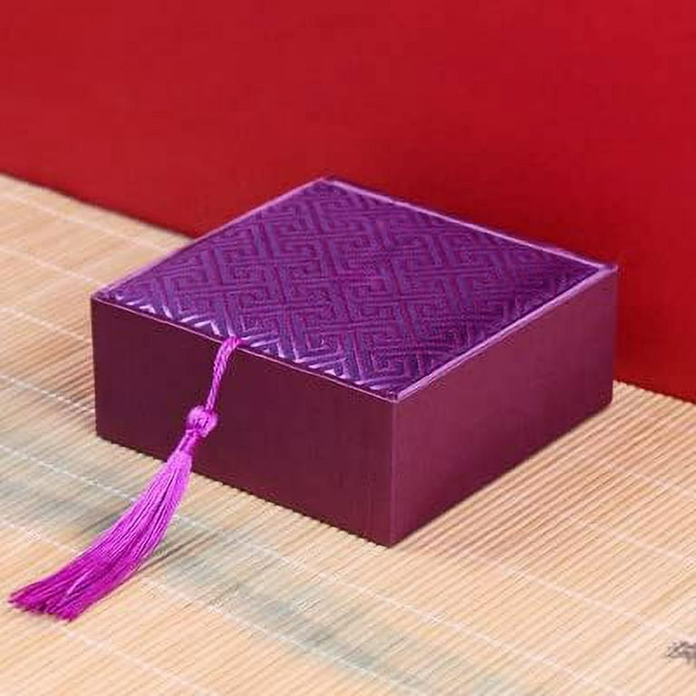 Chinese silk jewelry box hotsell