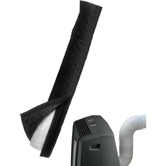 SLGHLSAHG Portable AC Hose Cover, Magic Strap Design Dust Cover, Insulated Air Conditioner Hose Cover, Air Conditioner Hose Cover Wrap for 5-inch and 6-inch Diameter Exhaust Hose Tube A4862