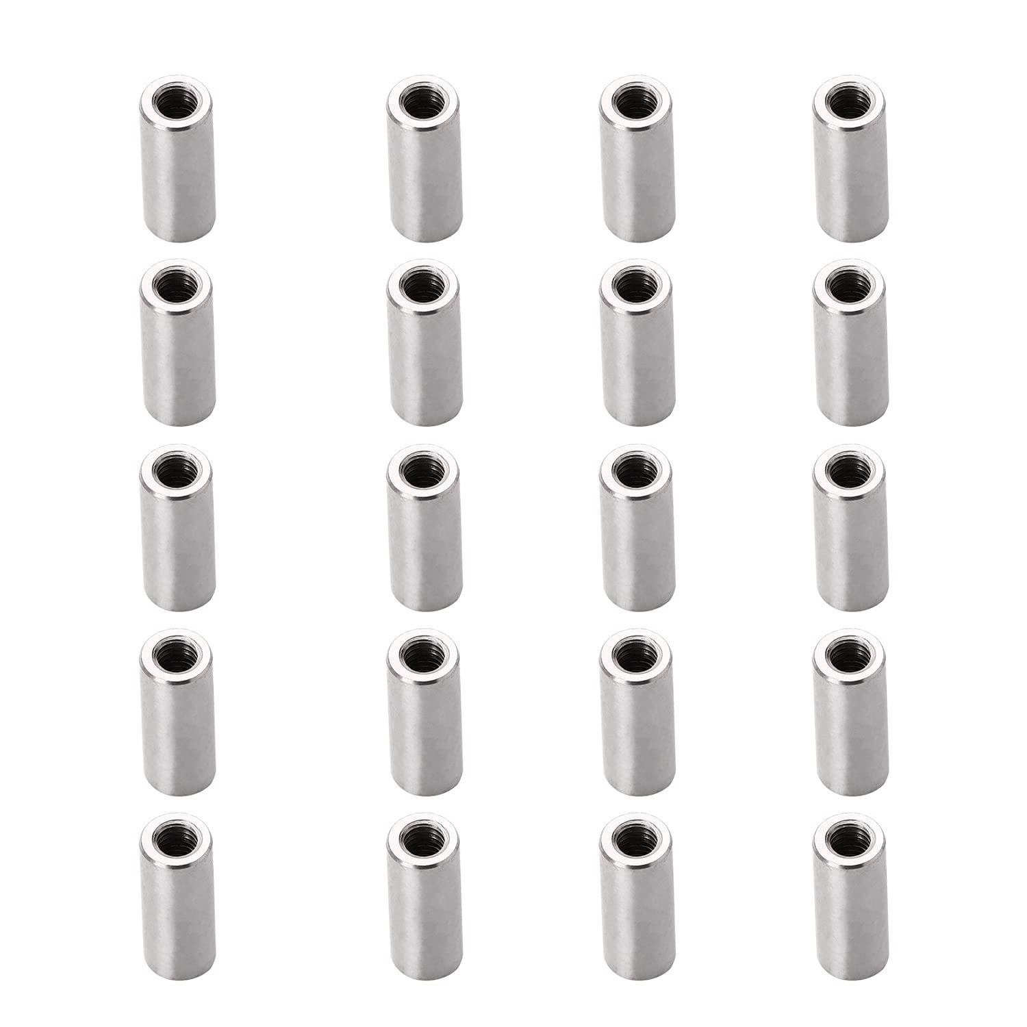 SLGHLSAHG Round Connector Nuts Threaded Sleeve Rod Coupling Nut for