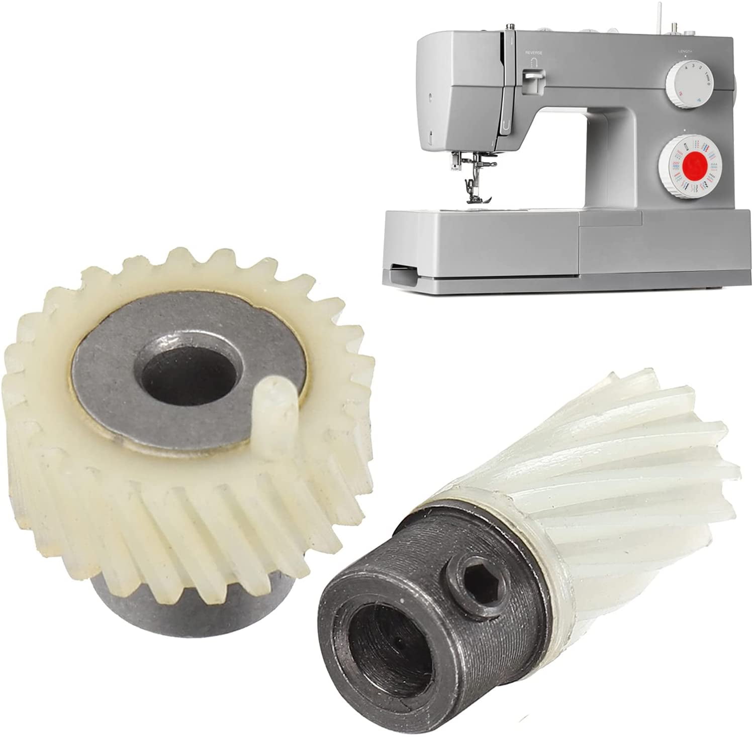 SLGHLSAHG Sewing Machine Gears, Shaft Gear Set Easy To Replace for