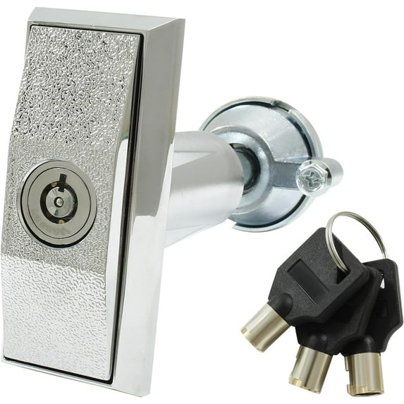 SLGHLSAHG Vending Machine Lock with T-Handle with Keys for Candy Snack Machine (Keyed Different) A48508