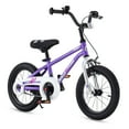 thumbnail image 1 of SLIDE N PEDAL 14 in Kids Bike EZ Balance Pedal Switchable Bicycle, Purple Christmas Gift, 1 of 6