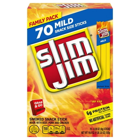 SLIM JIM Mild Snacks, 19.600 OZ