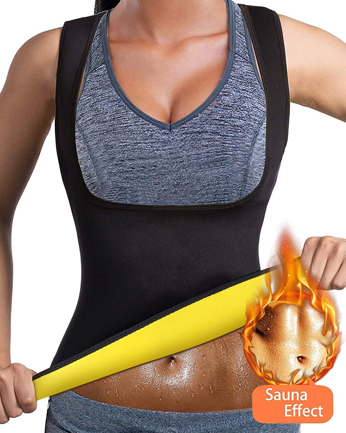 SLIMBELLE Women Sweat Sauna Neoprene Waist Trainer Hot Slimming
