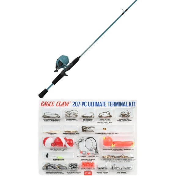 SLINGSHOT COMBO + Eagle Claw Terminal Tackle Kit, with Assorted Tackle
