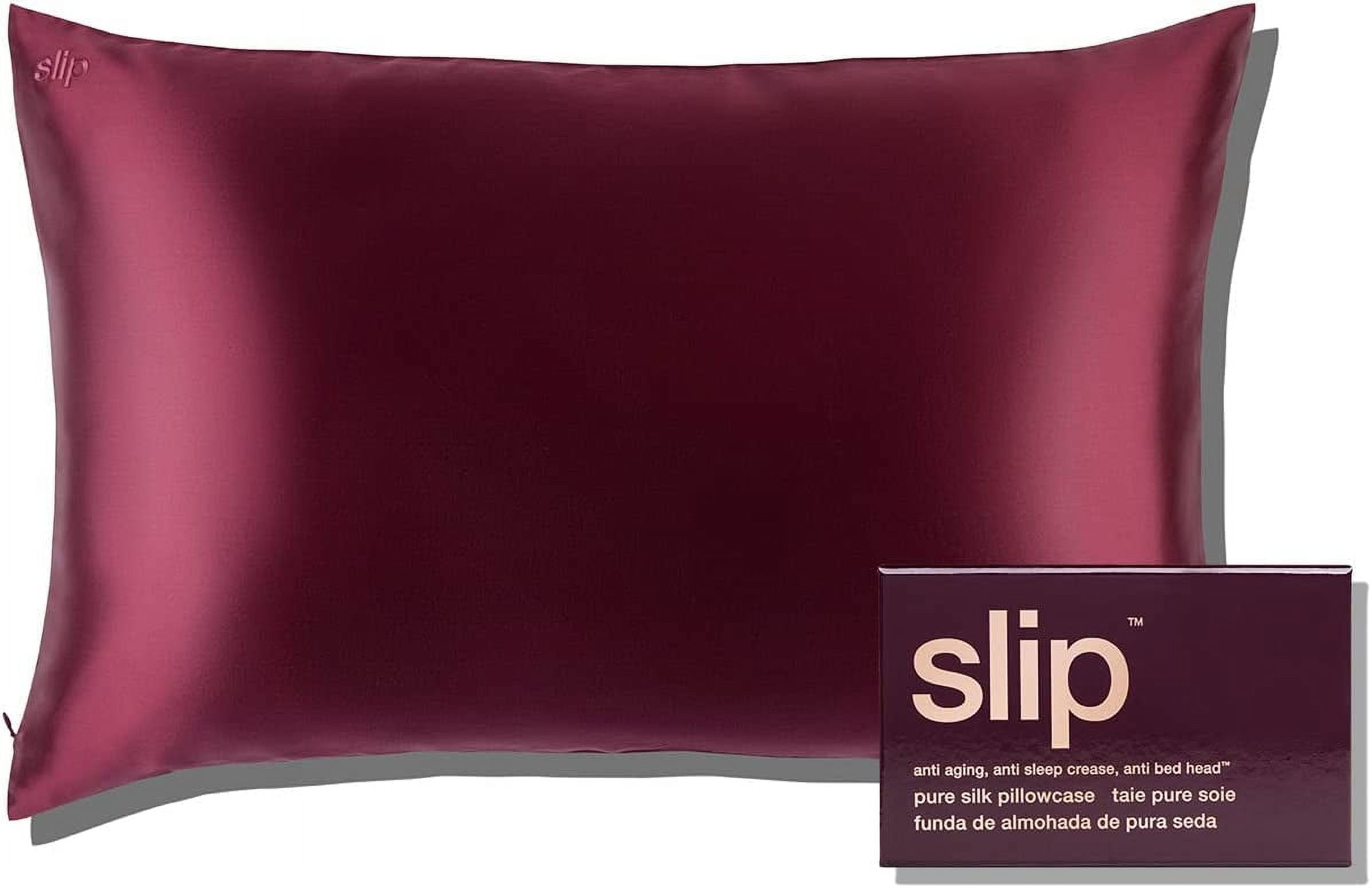 SLIP Silk Queen Pillowcase White (20" x 30") 100 Pure 22 Momme
