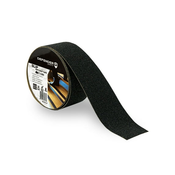 SLIPGUARD™ Anti-Slip Floor Tape. 60 Grit. Black.