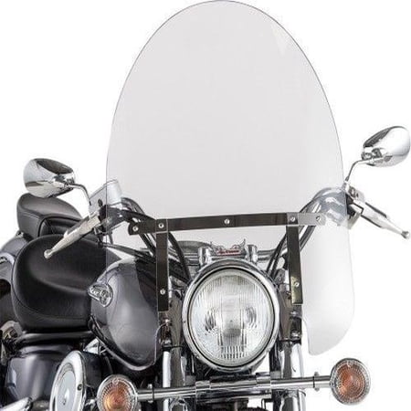 SLIPSTREAMER SS30 CLASSIC WINDSHIELD 22 CLEAR/CHROME SS-30-22CVQ 55-2656