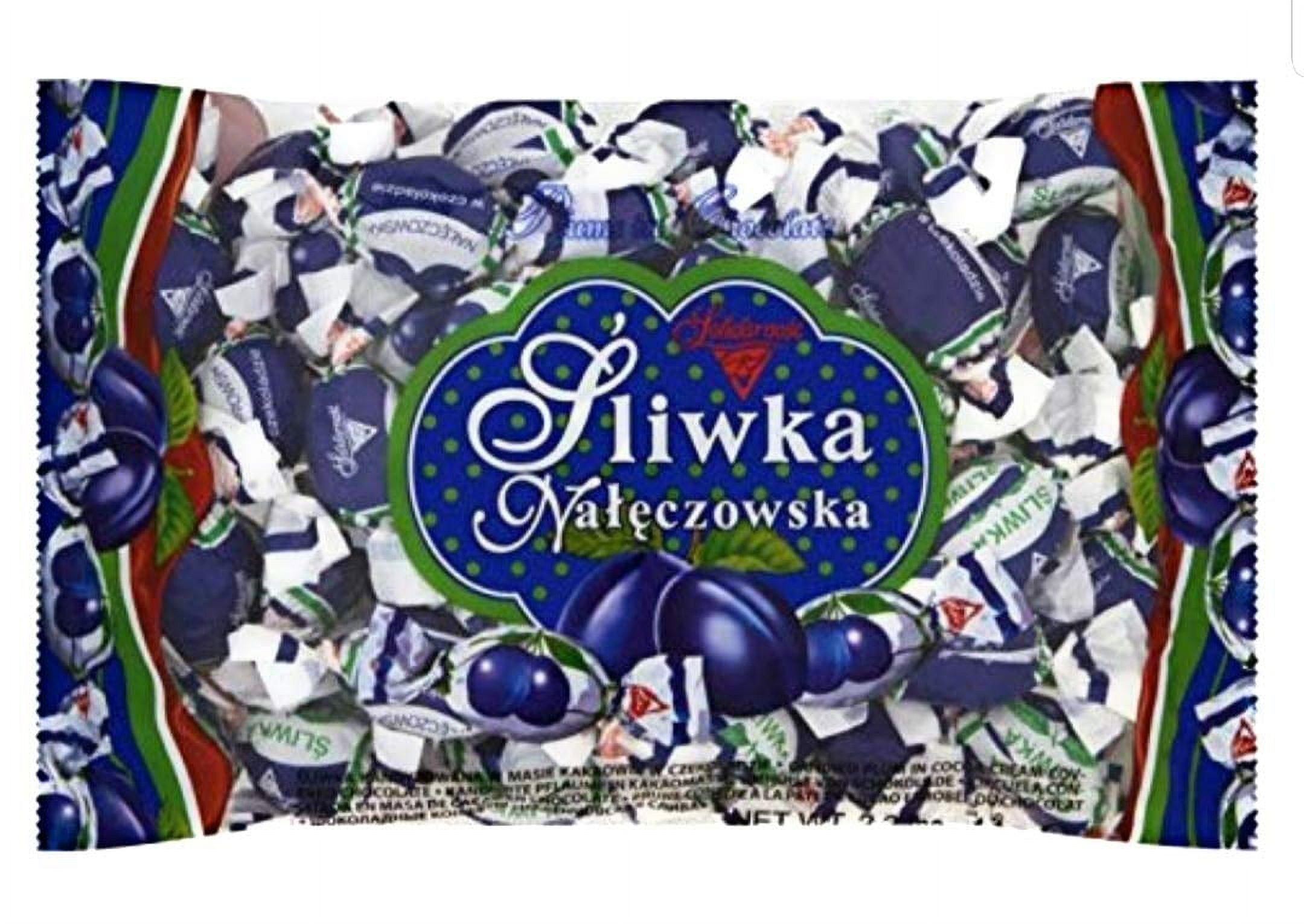 SLIWKA NALECZOWSKA 2.2 LBS CHOCOLATE COVERED PLUMS POLISH CANDY ...