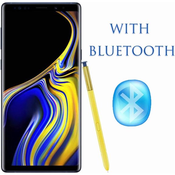 SLKOHDZ-Galaxy Note 9 Stylus Pen with Bluetooth for Samsung Galaxy Note 9 Touch Screen S Pen N960 All Versions Stylus Touch S Pen (Yellow/Blue)