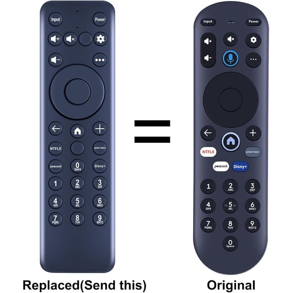 SLKOHDZ-Replacement for Pioneer Xumo TV CP-RC1NA-23 PN43-751-24U, Compatible with MG3-R34010/297107 Hisense X LED UHD XClass TV Remote Control - No Voice Function